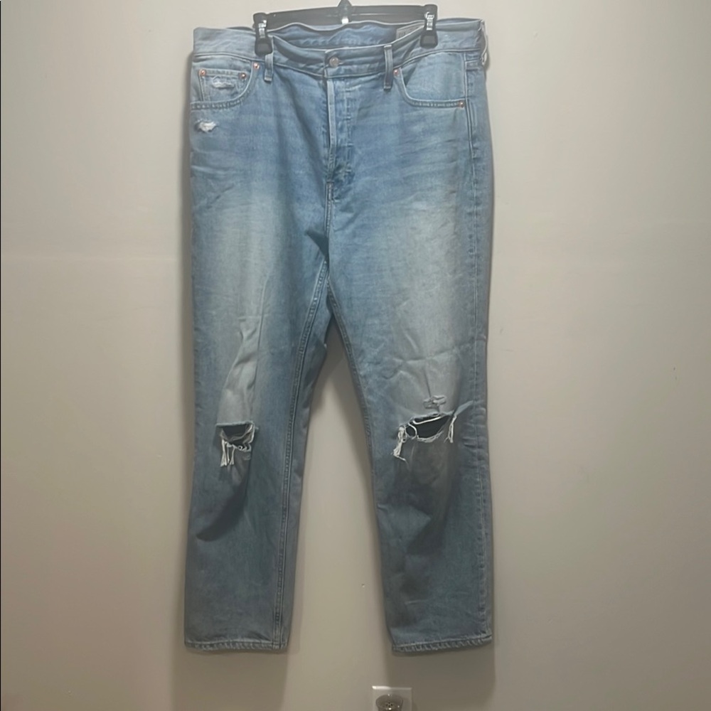 Light Blue Distressed Jeans